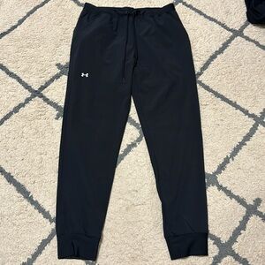 Black under armour joggers.  Size medium